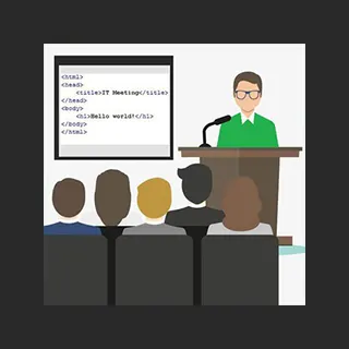 Логотип IT Meeting - митапы и конференции по разработке