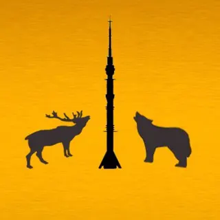 Логотип Медведь и Лось. СВАО