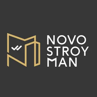 Логотип Novostroyman. Москва. Недвижимость